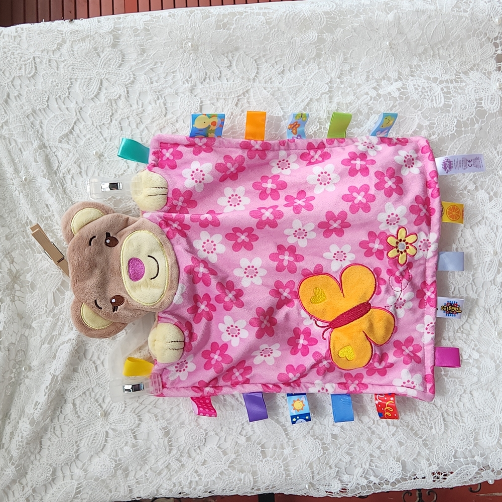 Taggies bear blanket